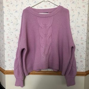 J Crew lilac sweater